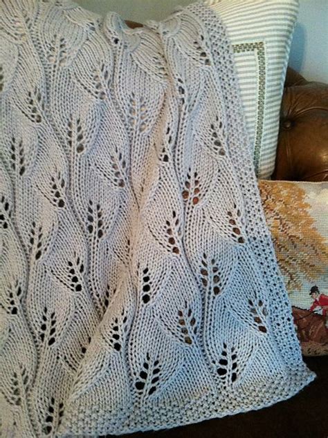Leafy Baby Blanket Pattern By Leyla Alieva Baby Blanket Knitting