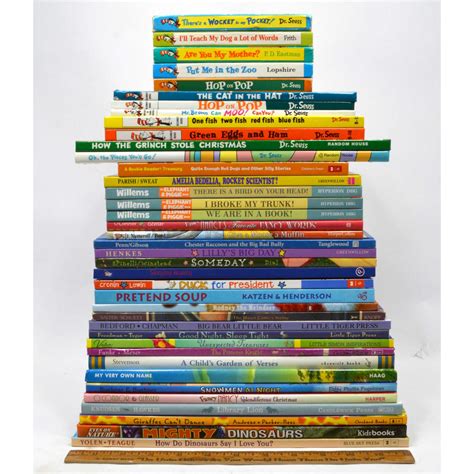 Hardcover Childrens Picture Book Lot Of 39 Books Mini Board Dr Seuss