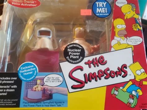 Playmates The Simpsons Nuclear Power Plant Interactive Environment W Radioactive 45 99 Picclick