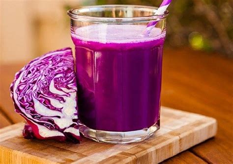 Purple Cabbage Juice Jugos Resetas Para Bajar De Peso Bebidas Para