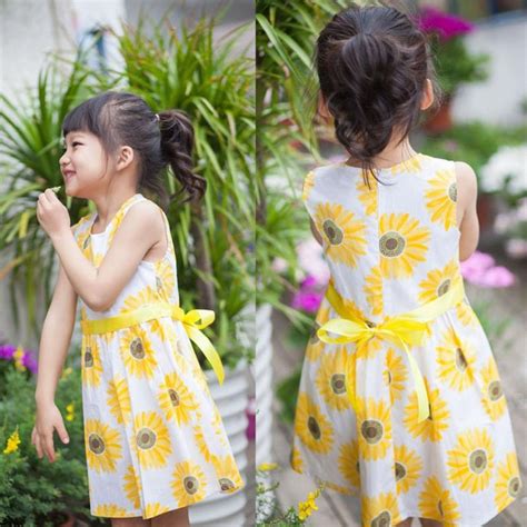 Buy 2018 Summer Kids Girl Princess Flower Dress Kids