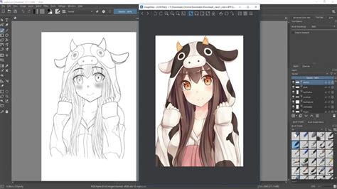 This page is about drawing tablets, what they are, how they work, and where things can go wrong. Anime Girl Drawing in Krita - Timelapse - Akagi - YouTube