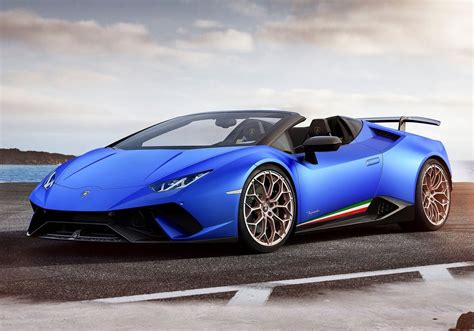 Technical specifications with features, performance (top speed, acceleration, etc.), design and pictures of the new huracán. Lamborghini Huracán Performante Spyder: Impressionante