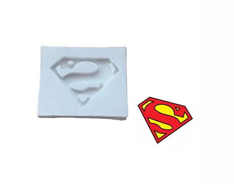 molde de silicone super heróis símbolo super man sp 116