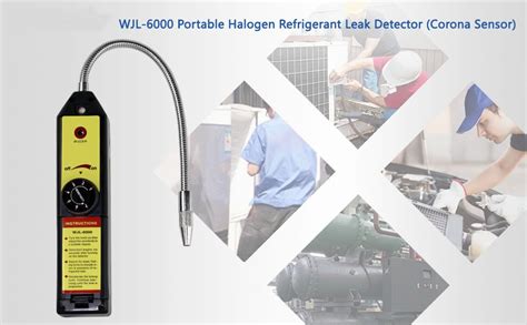 Wjl 6000 Freon Leak Detector Halogen Leak Detector Refrigerant Gas Hvac