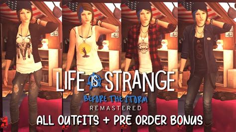 Chloe Price All Outfits Including Bonus Outfits Life Is Strange Before The Storm