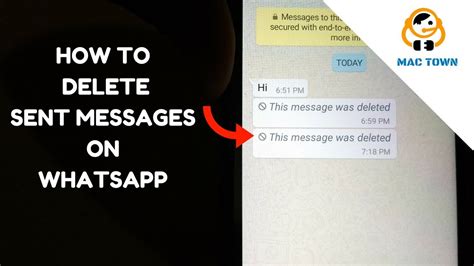 How To Delete Or Unsend Whatsapp Messages Youtube