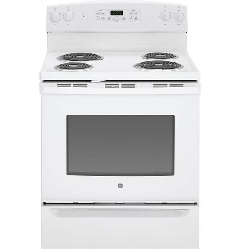 Ge 30 White Electric Range Jb255djww