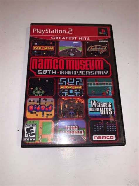 Namco Museum 50th Anniversary Ps2 Retro Arcade Compilation Complete