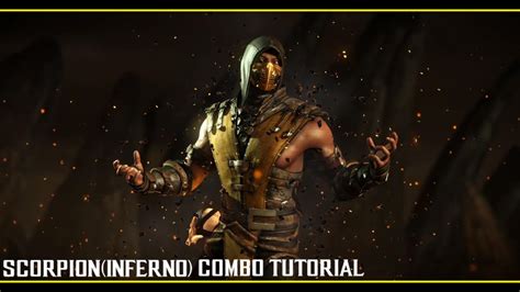 Mortal Kombat X Scorpion Inferno Combo Tutorial Youtube