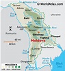 Moldova Large Color Map
