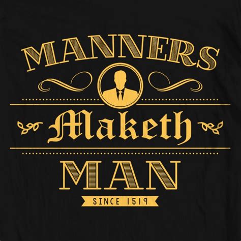Maketh Man