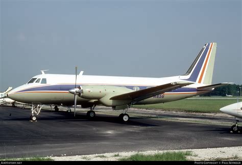 aircraft photo of n456 grumman g 159 gulfstream i 431528