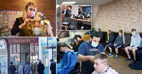 Hairdressers Reopen People Get Hair Cut For First Time In Months Metro News