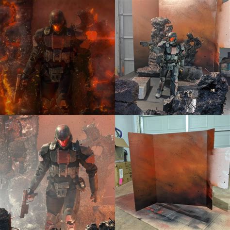 My Custom Odst Figure And A Behind The Scenes Rhalo