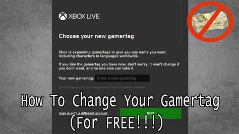 How To Get A Free Xbox Gamertag Change December 2019 Youtube