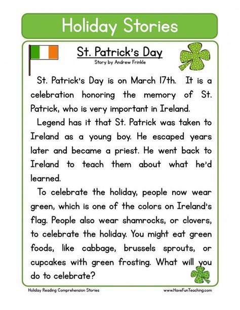 Story Of St Patrick For Kids