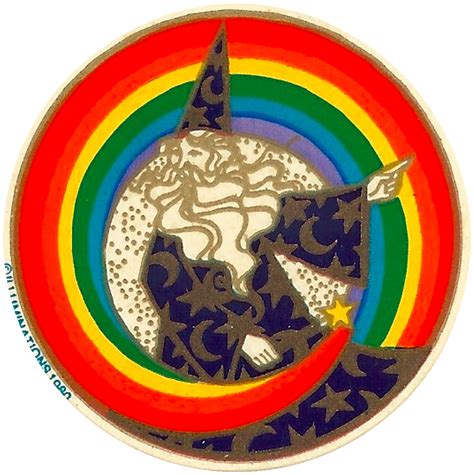 Transparentstickersrainbow Wizard Sticker By Illuminations 1980