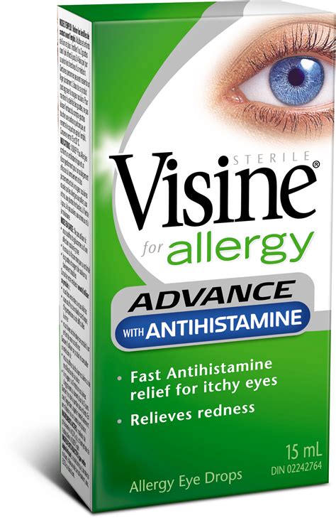 Do not exceed the recommended dose. Advance with Antihistamine | VISINE®