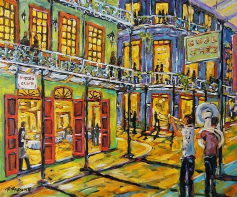 Jazz It Up New Orleans By Prankearts By Richard T Pranke Painting