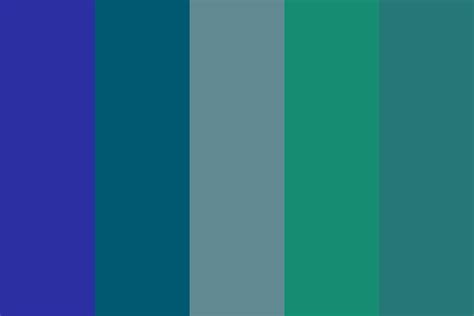Marine Blue Procreate Palette 30 Hex Color Codes Instant Digital