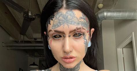 Extreme Body Modification Woman Dubbed Demon Who Spent K Flaunts New Fangs Daily Star