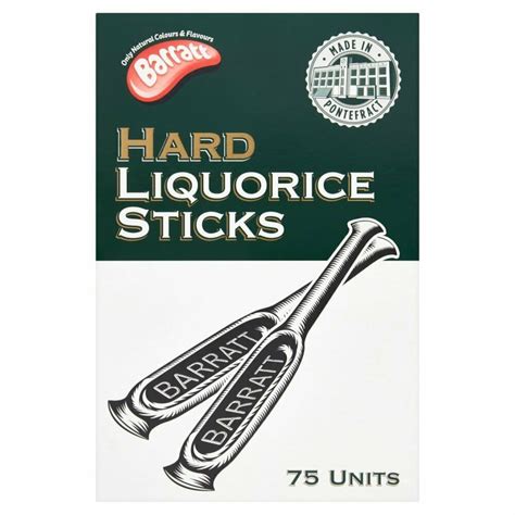 Barratt Hard Liquorice Sticks Traditional Candy Sweets Quantity Full