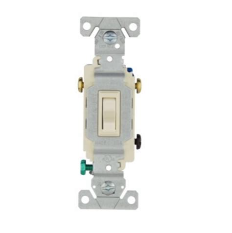 Eaton Wiring 15 Amp Single Pole Toggle Switch Auto Ground Residential