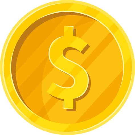 Golden Dollar Coin Clipart Free Download Transparent Png Creazilla