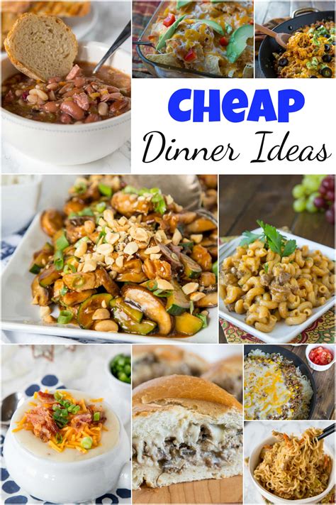 Cheap Dinner Ideas Dinners Dishes And Desserts