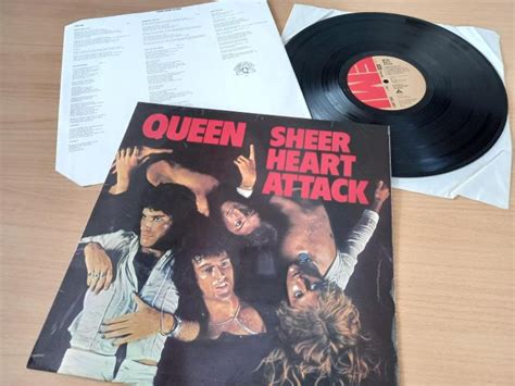 Queen „sheer Heart Attack „emi 1974orig Vnuttexty Skvely Stangl
