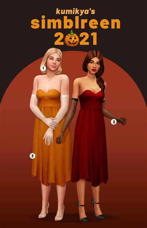 Simblreen 2021 🎃 Kumikya On Patreon Sims 4 Clothing Sims Sims 4