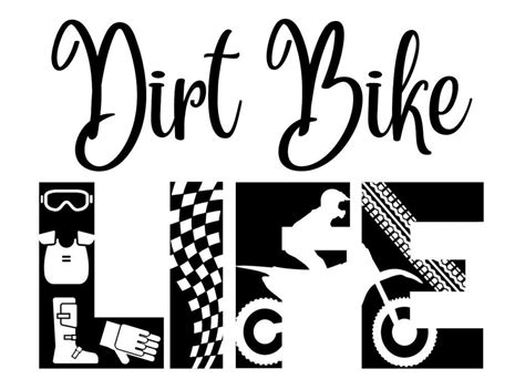 Free Dirt Bike Life Svg File The Crafty Crafter Club