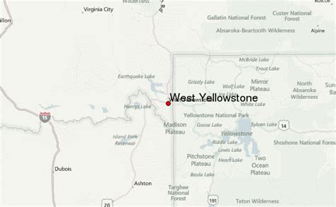 West Yellowstone Location Guide