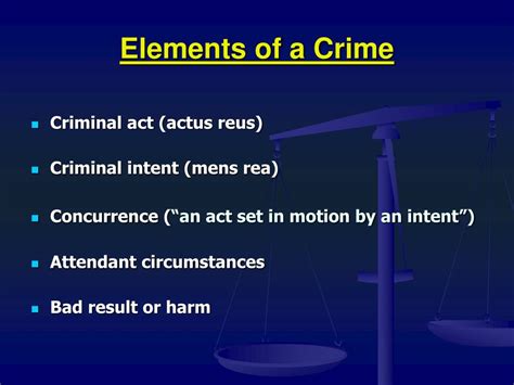 ppt criminal law chapter 3 the general principles of criminal liability actus reus powerpoint