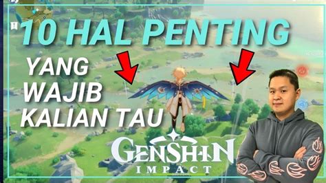 SEBELUM MAIN ATAU PEMULA WAJIB NONTON INI GENSHIN IMPACT YouTube