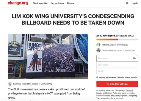 This video is a compilation of allegations of the racism and discrimination lim kok wing and his senior management team participated in. Malaysians Demand Removal of "Dehumanising" Billboard ...