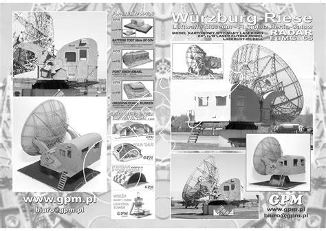 Szukaj gdzie jest burza w polsce i wybranych rejonach na świecie. WURZBURG RIESE -RADAR FuMG 65 1/48 - model wycięty laserem