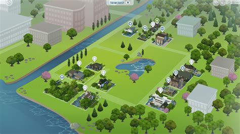 The Sims 4 World Map Visual Improvements