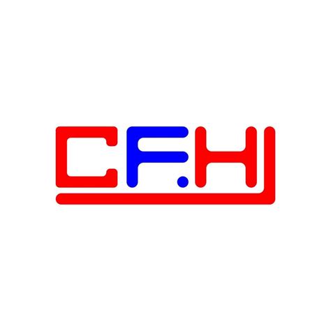 Cfh Letter Logo Creative Design With Vector Graphic Cfh Simple And