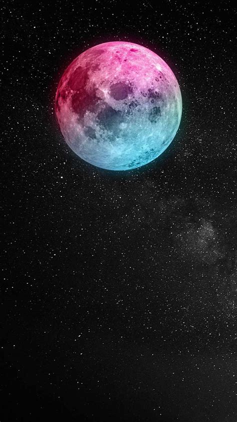 Colorful Moon Wallpaper