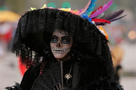 Skulls Masks And Dancers As Mexico Fetes Day Of The Dead