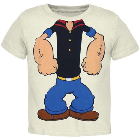 Popeye No Head Toddler Costume T Shirt T Shirt Costumes Baby Boy