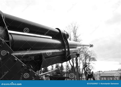 Soviet Anti Aircraft Gun Of The Second World War Stock Image Image