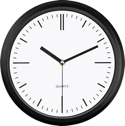 Woophen Wall Clock 10 Inch Silent Non Ticking Modern Clocks