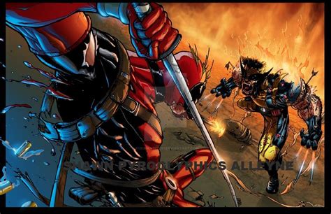 Deadpool Vs Wolverine By Pyroglyphics1 On Deviantart