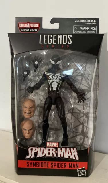 Hasbro Marvel Legends Symbiote Spider Man Kingpin Baf Wave 6 Figure Us