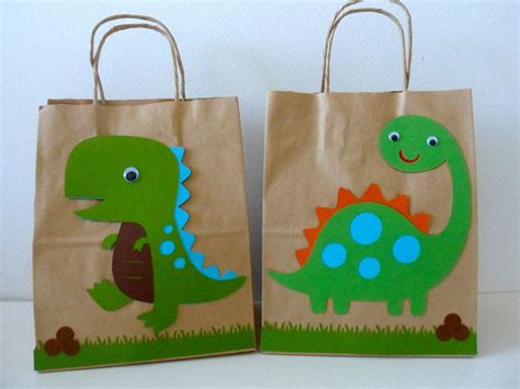 Dinosaurs Goodie Bag By Creationsbychoco On Etsy 2500 Dinosaur