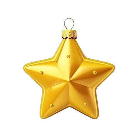 Juguete De árbol De Navidad Amarillo Con Estrellas Doradas Ilustración