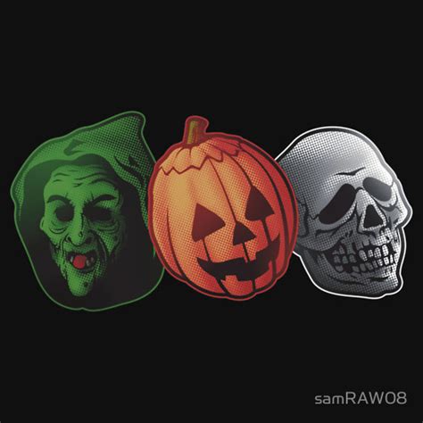 The Horrors Of Halloween Halloween Iii Silver Shamrock Masks Artwork